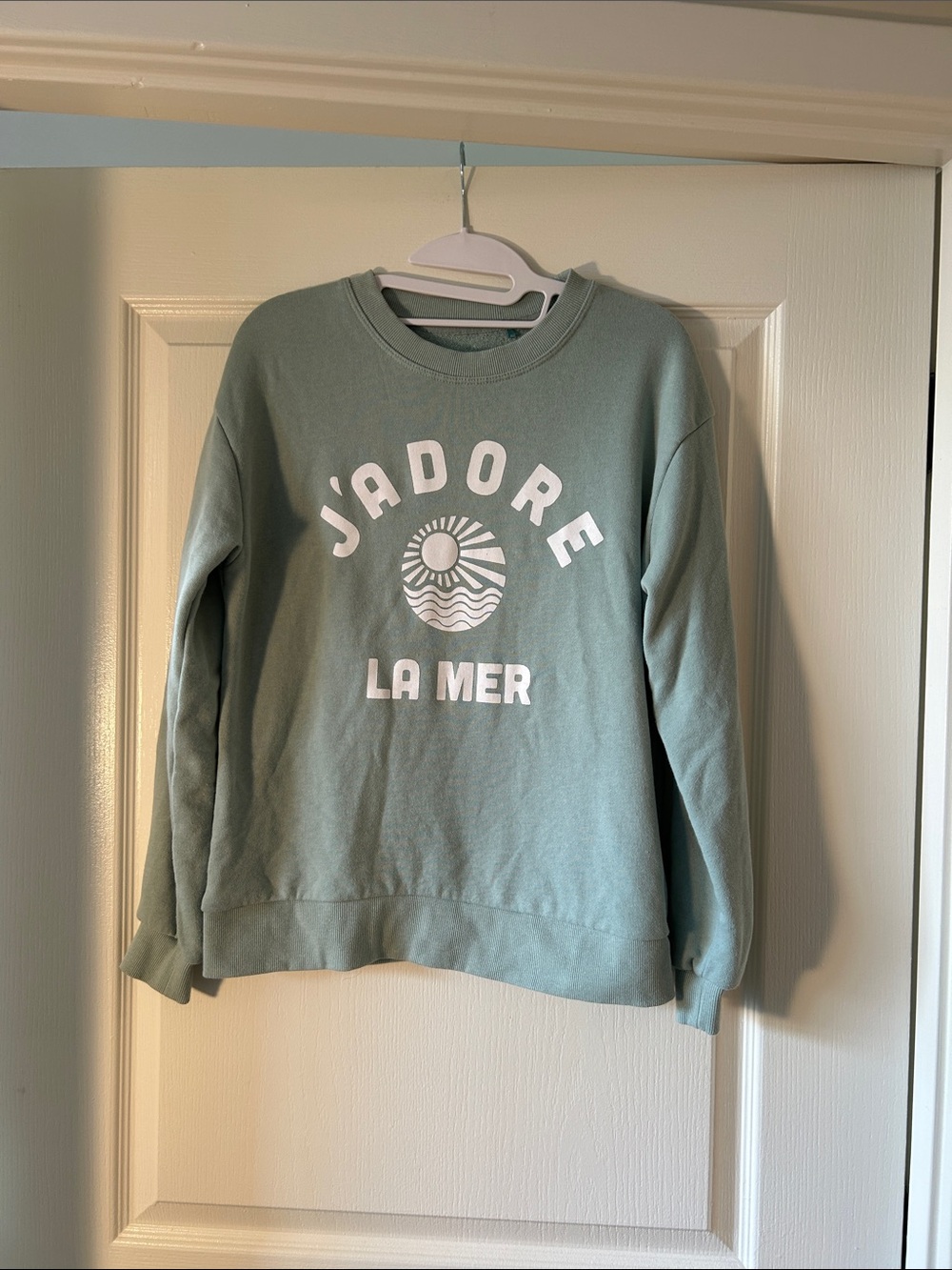 Women's Crewneck Sweatshirt - Sage Green